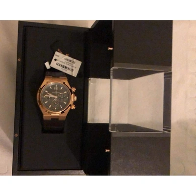 Pre-owned Vacheron Constantin Overseas Pink Gold Watch