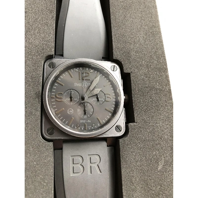 Pre-owned Bell & Ross Br01-94 Watch In Black