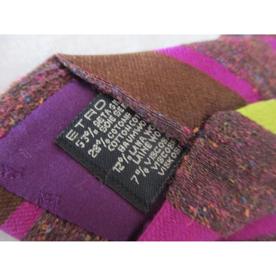 Pre-owned Etro Silk Tie In Other