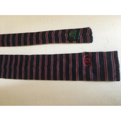 Pre-owned Fendi Tie In Blue