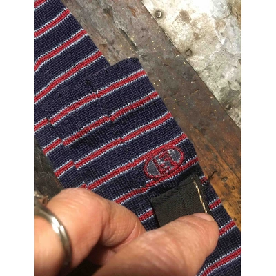 Pre-owned Fendi Tie In Blue