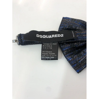Pre-owned Dsquared2 Silk Tie In Multicolour