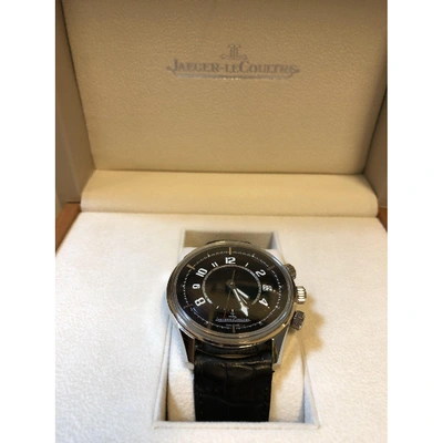 Pre-owned Jaeger-lecoultre Black Steel Watch