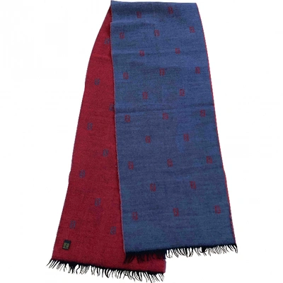 Pre-owned Fendi Wool Scarf & Pocket Square In Multicolour