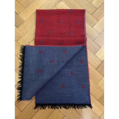 Pre-owned Fendi Wool Scarf & Pocket Square In Multicolour