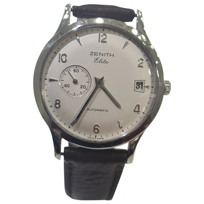Pre-owned Zenith Elite  Watch In White