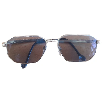 Pre-owned St Dupont Gold Metal Sunglasses