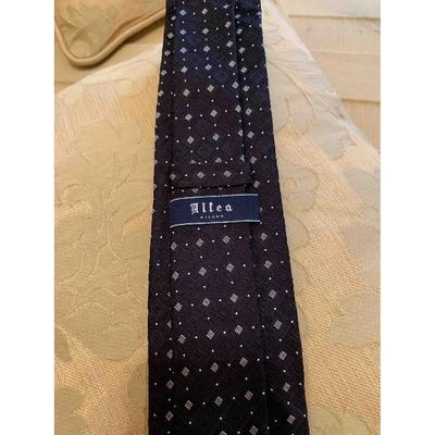 Pre-owned Altea Black Silk Ties