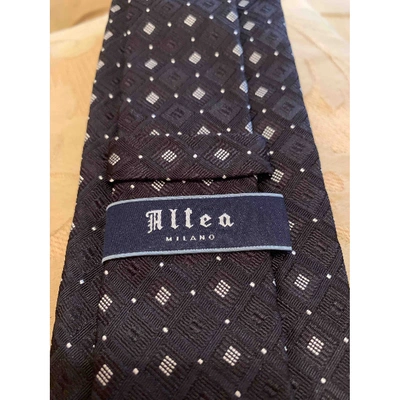 Pre-owned Altea Black Silk Ties