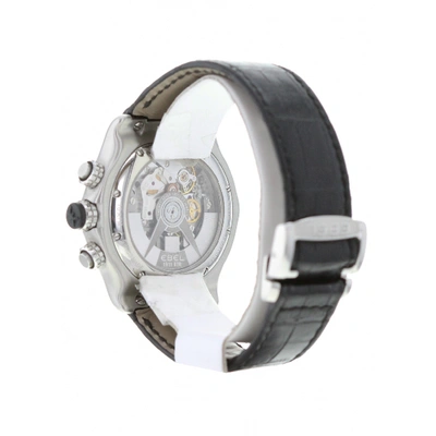 Pre-owned Ebel Silver Steel Watch