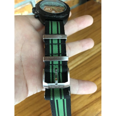 Pre-owned Tag Heuer Formula 1  Green Titanium Watch