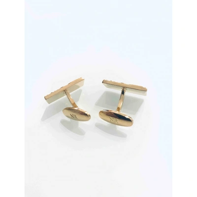 Pre-owned Nina Ricci Cufflinks In Gold