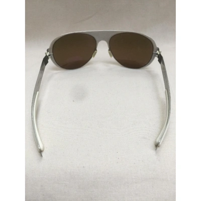 Pre-owned Mykita White Metal Sunglasses