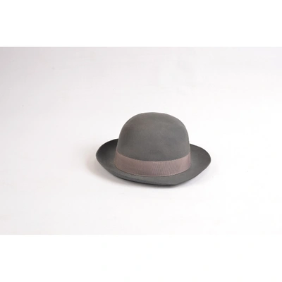 Pre-owned Borsalino Grey Wool Hat & Pull On Hat