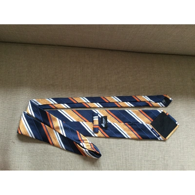 Pre-owned Balmain Silk Tie In Multicolour