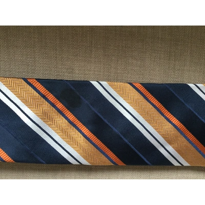 Pre-owned Balmain Silk Tie In Multicolour