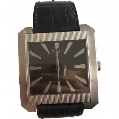 Pre-owned Piaget Protocole White Gold Watch In Grey