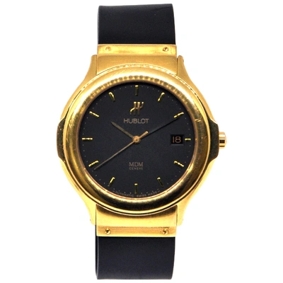 Pre-owned Hublot Mdm Yellow Gold Watch