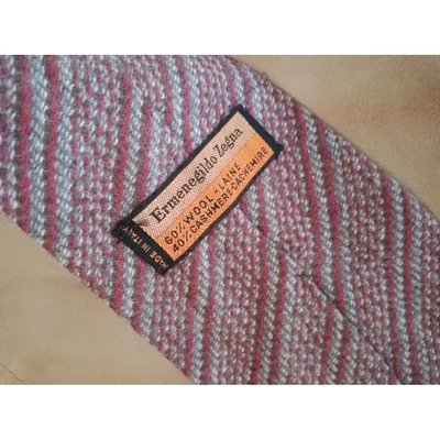 Pre-owned Ermenegildo Zegna Wool Tie In Other