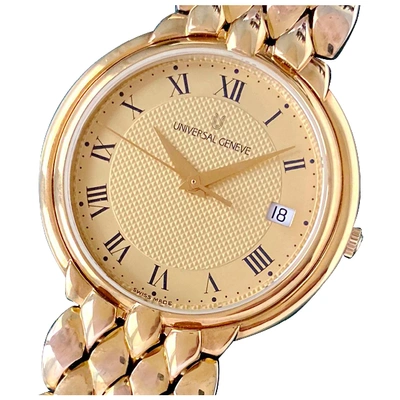 Pre-owned Universal Geneve Watch In Gold