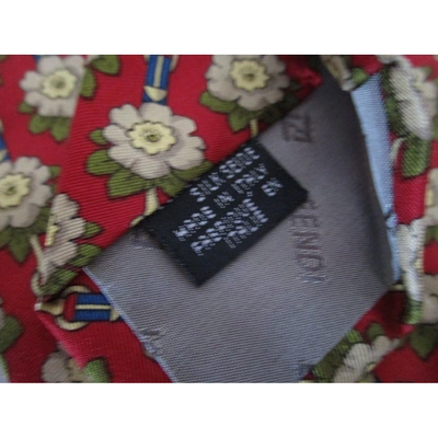 Pre-owned Fendi Silk Tie In Other