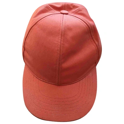 Pre-owned Acne Studios Hat In Orange