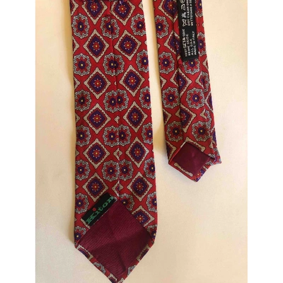 KITON Pre-owned Silk Tie In Multicolour