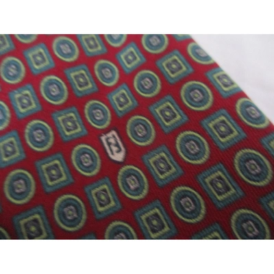 Pre-owned Fendi Silk Tie In Other