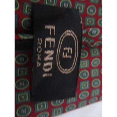 Pre-owned Fendi Silk Tie In Other