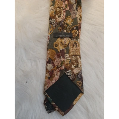 Pre-owned Ermenegildo Zegna Silk Tie In Multicolour