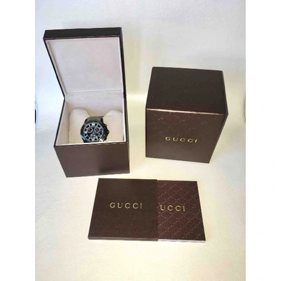 Pre-owned Gucci Watch In Green