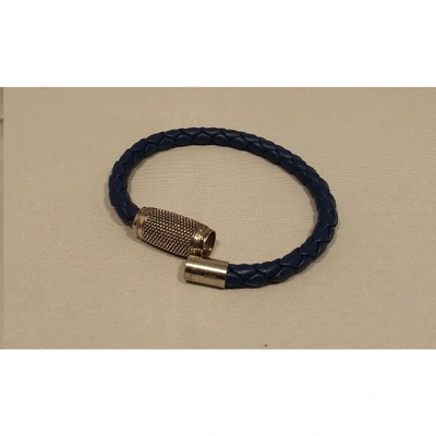 Pre-owned Thomas Sabo Leather Jewellery In Blue