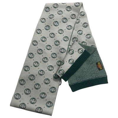 Pre-owned Gucci Green Wool Scarf & Pocket Squares