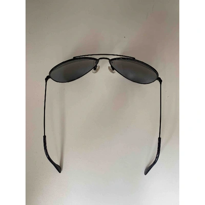 Pre-owned Fendi Black Metal Sunglasses