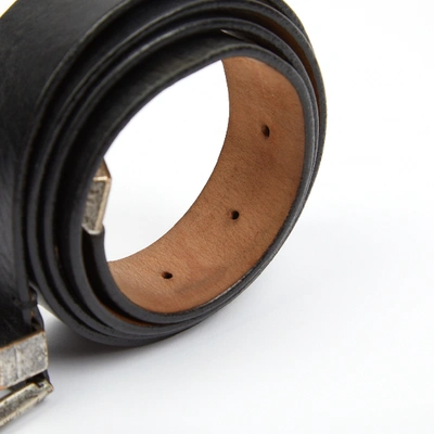 Pre-owned Balmain Black Leather Belt