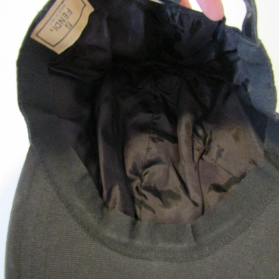 Pre-owned Fendi Black Cloth Hat & Pull On Hat