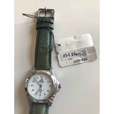 Pre-owned Adidas Originals Watch In Green