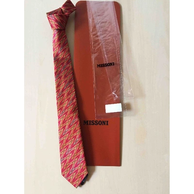 Pre-owned Missoni Silk Ties