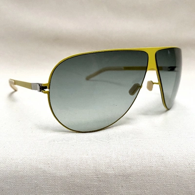 Pre-owned Mykita Yellow Metal Sunglasses