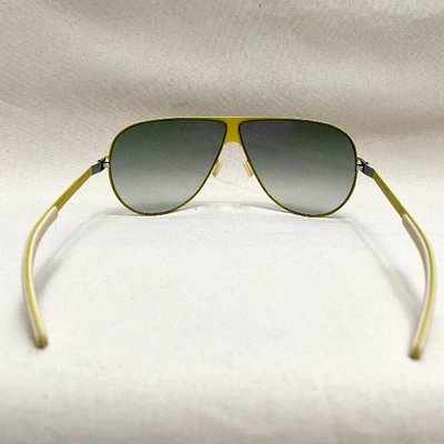 Pre-owned Mykita Yellow Metal Sunglasses