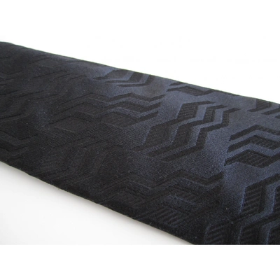 Pre-owned Ralph Lauren Silk Tie In Black