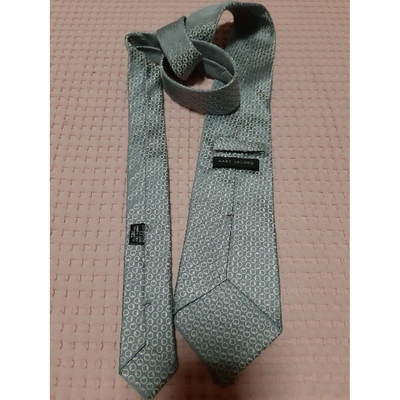 Pre-owned Marc Jacobs Silk Tie In Silver