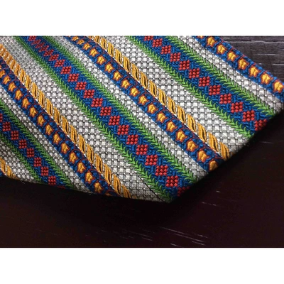 Pre-owned Missoni Silk Tie In Other