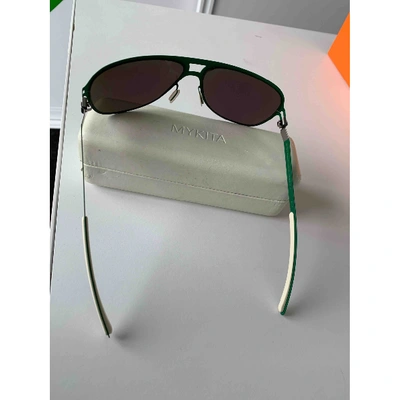 Pre-owned Mykita Green Sunglasses