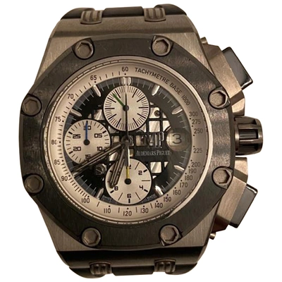 Pre-owned Audemars Piguet Royal Oak Offshore Metallic Titanium Watch