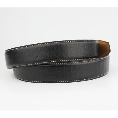 Pre-owned Aspinal Of London Black Leather Belt