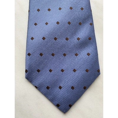 Pre-owned Kiton Blue Silk Ties