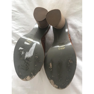 Pre-owned Gerard Darel Brown Leather Mules & Clogs