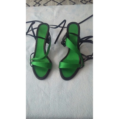 Pre-owned Michel Vivien Cloth Sandals