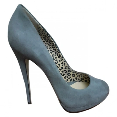 Pre-owned Lerre Grey Suede Heels